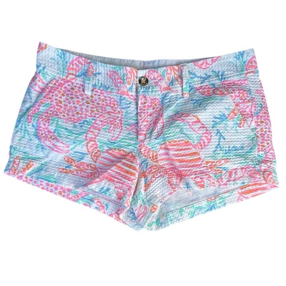LILLY PULITZER THE WALSH SHORT 2 PINK BLUE - Picture 1 of 8